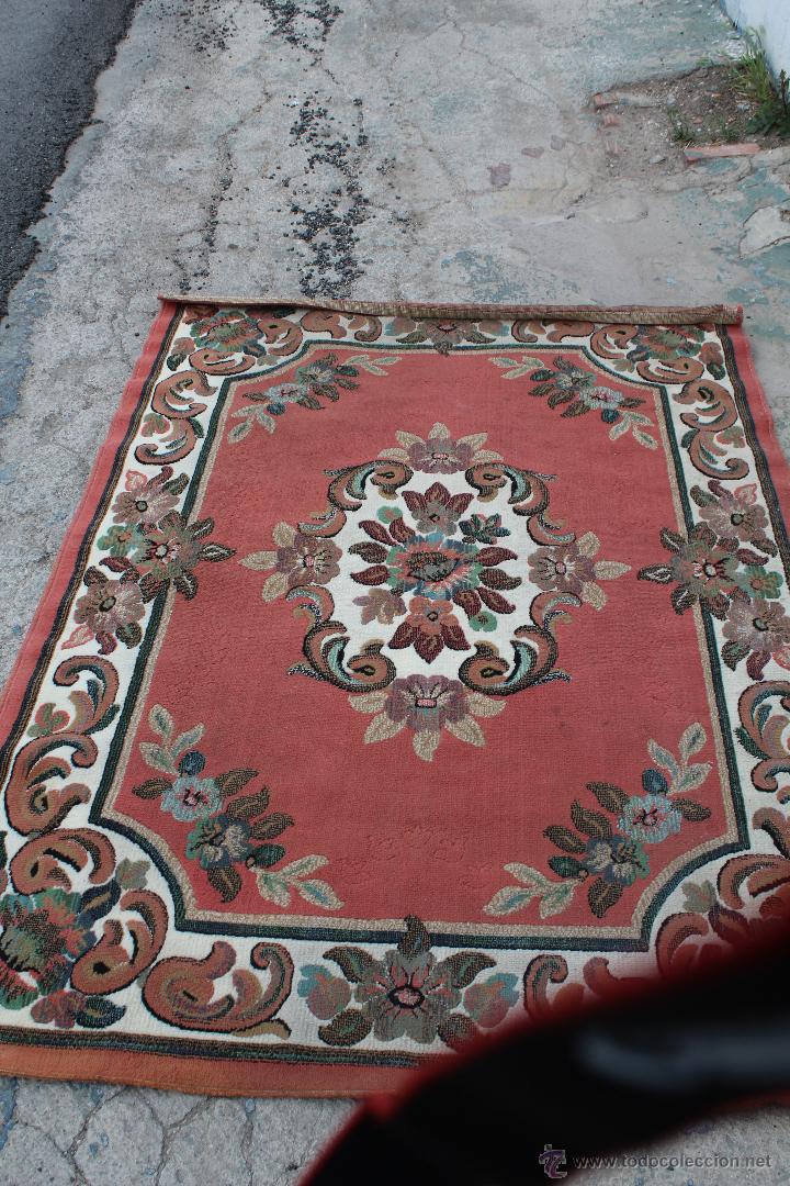 Antig&uuml;edades: ALFOMBRA ESPA&Ntilde;OLA RECTANGULAR - Foto 5
