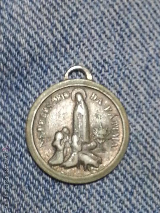 Antig&uuml;edades: antigua medalla virgen de fatima - Foto 1