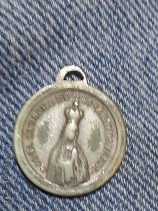 Antig&uuml;edades: antigua medalla virgen de fatima - Foto 2