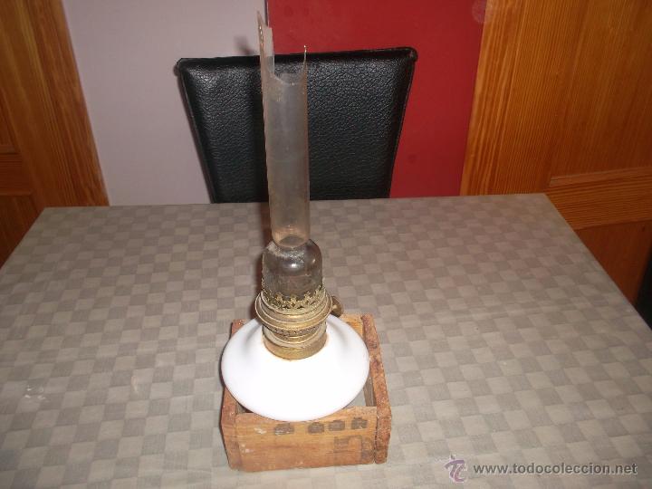 Antig&uuml;edades: quinque de opalina antiguo - Foto 1