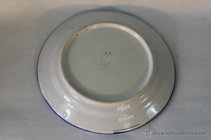 Antig&uuml;edades: plato en ceramica para colgar - Foto 2