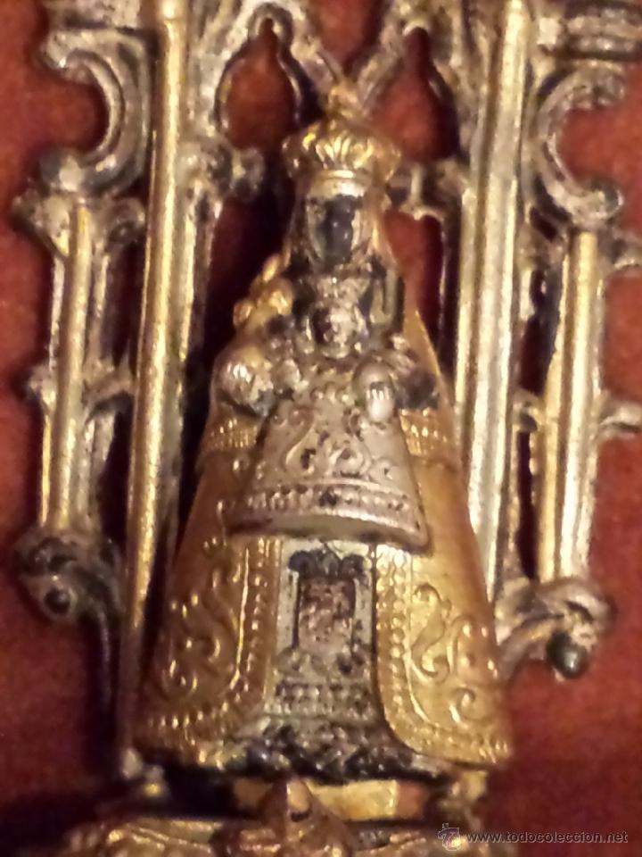 Antig&uuml;edades: Virgen de metal antigua - Foto 3