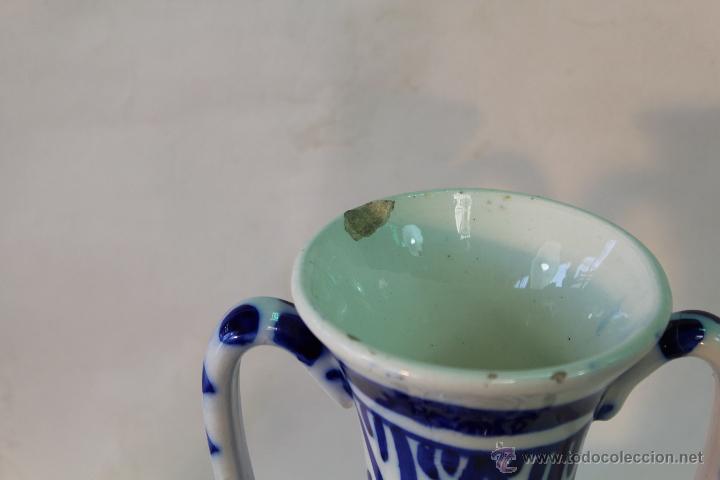 Antig&uuml;edades: jarron en ceramica de manises - Foto 5