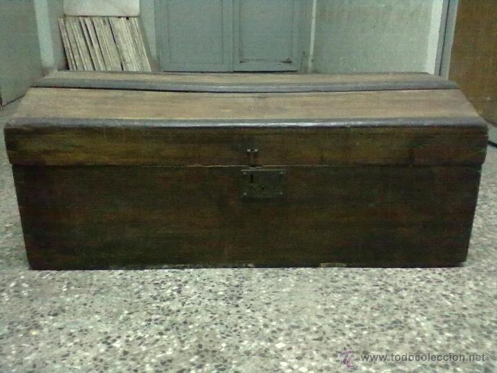 Antig&uuml;edades: BAUL DE CARRO MONJA - Foto 1