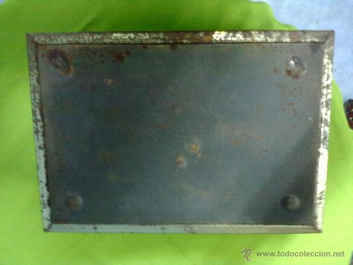 Antig&uuml;edades: CAJA LATA TROQUELADA Y SERIGRAFIADA - Foto 7