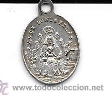 Antig&uuml;edades: MEDALLA DE NUESTRA SE&Ntilde;ORA DE MONTSERRAT. - Foto 1