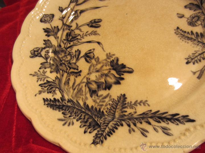 Antig&uuml;edades: plato modernista azul - Foto 2