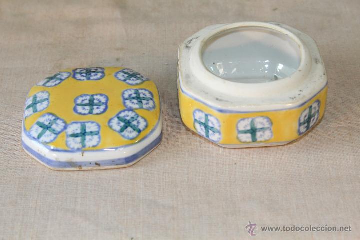 Antig&uuml;edades: caja joyero de porcelana - Foto 2