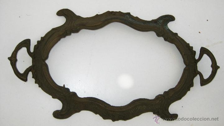 Antig&uuml;edades: BANDEJA ANTIGUA BRONCE - Foto 1