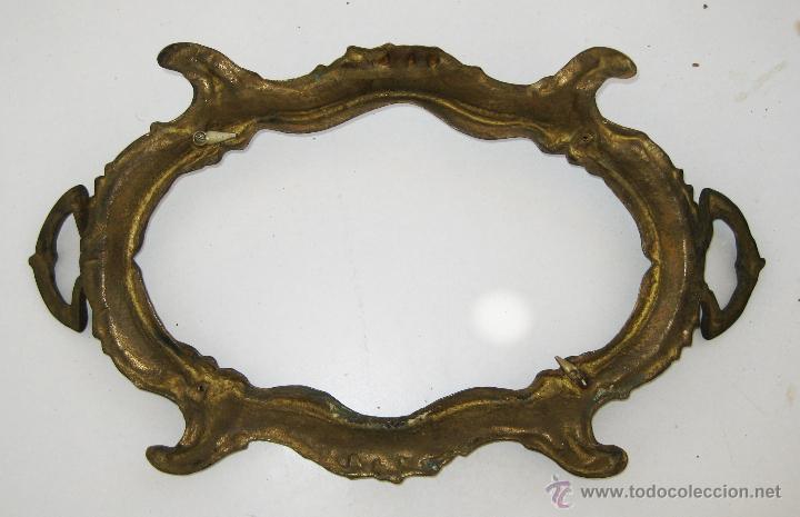 Antig&uuml;edades: BANDEJA ANTIGUA BRONCE - Foto 2
