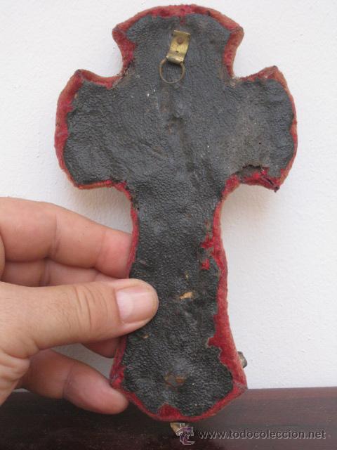 Antig&uuml;edades: ANTIGUO CRUCIFIJO CON PILA BENDITERA. - Foto 2