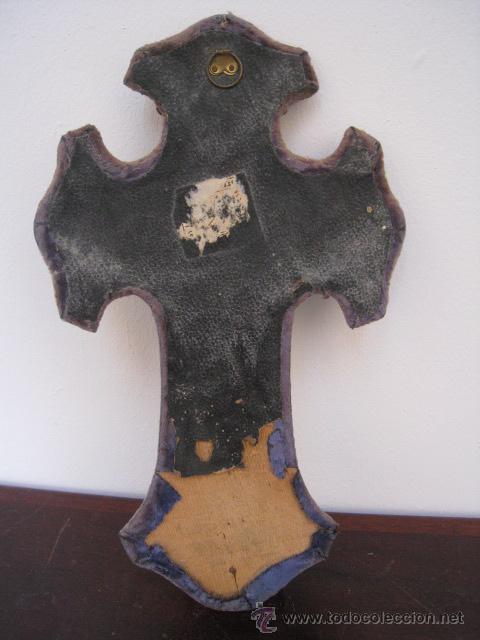 Antig&uuml;edades: ANTIGUO CRUCIFIJO CON PILA BENDITERA. - Foto 4
