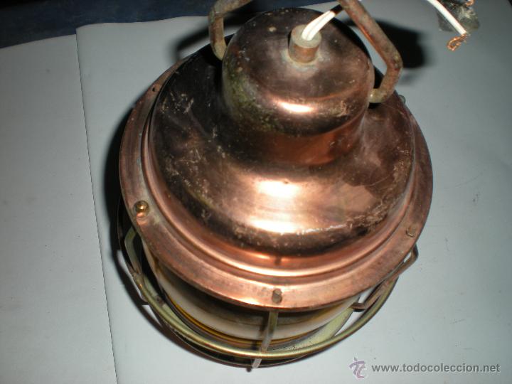 Antig&uuml;edades: Farol de cobre 70x27x17cm - Foto 4
