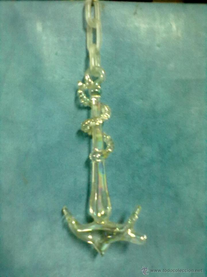 Antig&uuml;edades: ANCLA CRISTAL SOPLADO - Foto 2