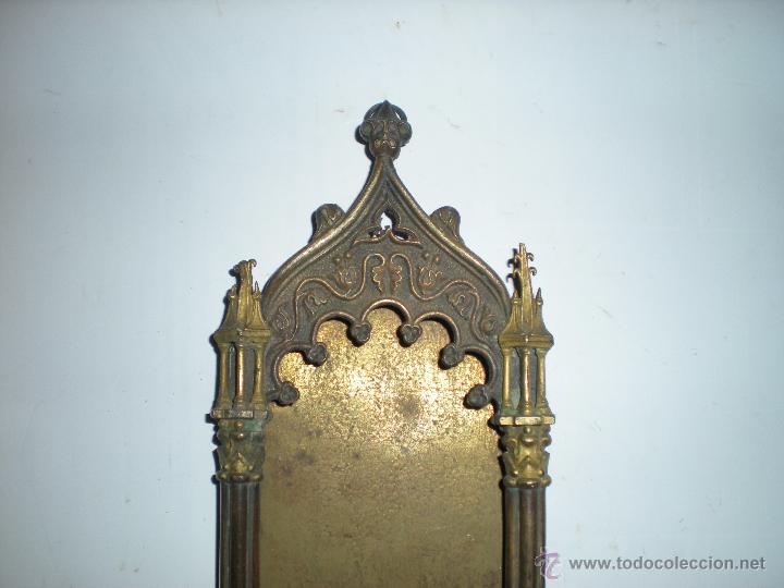 Antig&uuml;edades: Capilla de metal 26x8cm - Foto 2