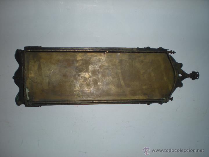 Antig&uuml;edades: Capilla de metal 26x8cm - Foto 4