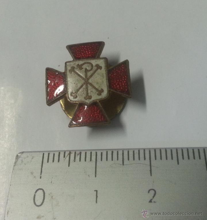 Antig&uuml;edades: Insignia de ojal religiosa, esmaltada - Foto 1
