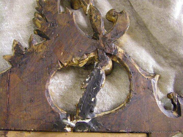 Antigüedades: Pareja de cornucopias en pan de oro de finales del siglo XVIII estilo Carlos IV - Foto 20 - 50247812