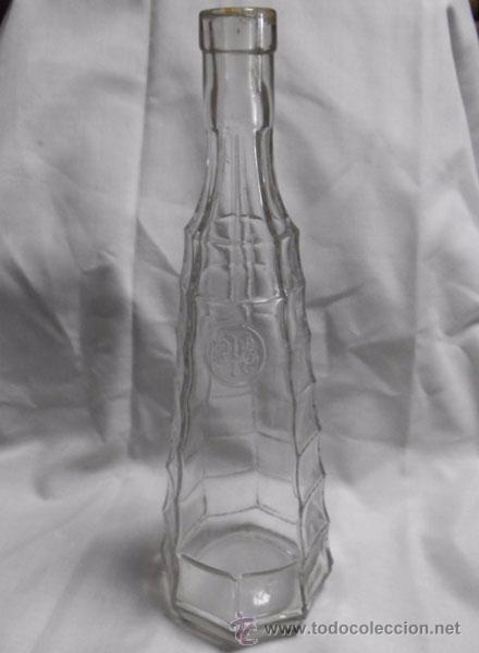 Antig&uuml;edades: PRECIOSA BOTELLA DE CRISTAL - Foto 1
