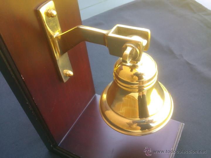 Antig&uuml;edades: CAMPANA DE BRONCE SOBREMESA - Foto 1