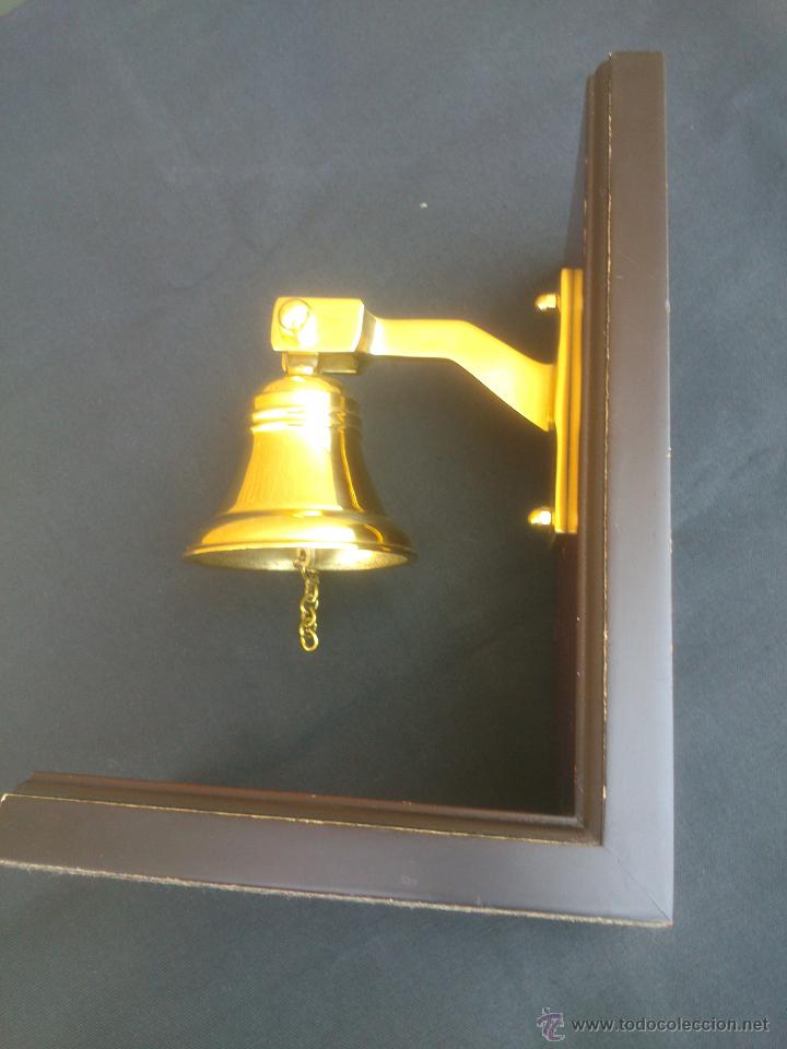 Antig&uuml;edades: CAMPANA DE BRONCE SOBREMESA - Foto 2