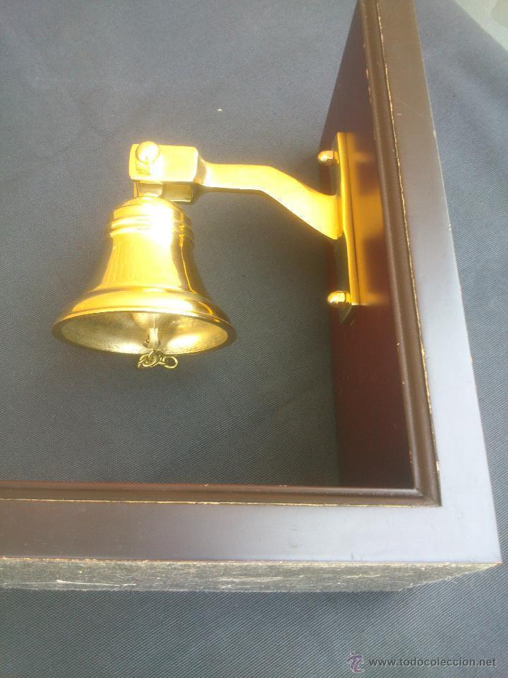 Antig&uuml;edades: CAMPANA DE BRONCE SOBREMESA - Foto 3