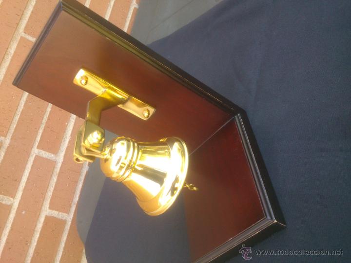 Antig&uuml;edades: CAMPANA DE BRONCE SOBREMESA - Foto 4