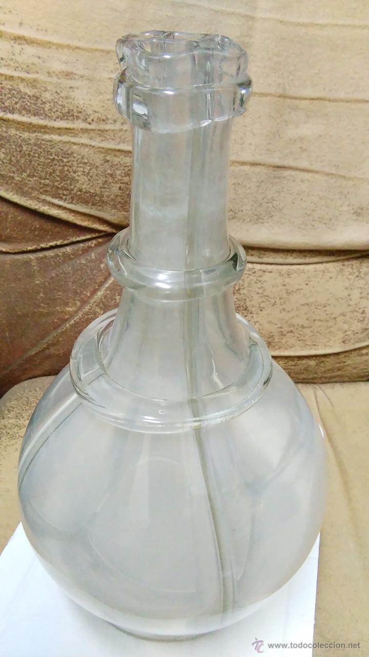 Antig&uuml;edades: BOTELLA 5 COMPARTIMENTOS DE CRISTAL SOPLADO (PROTOTIPO) - Foto 2