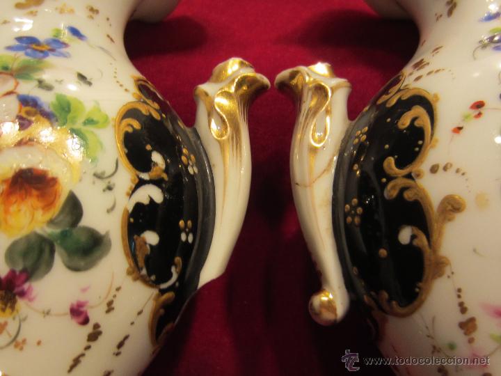 Antig&uuml;edades: pareja jarron napoleon III - Foto 4