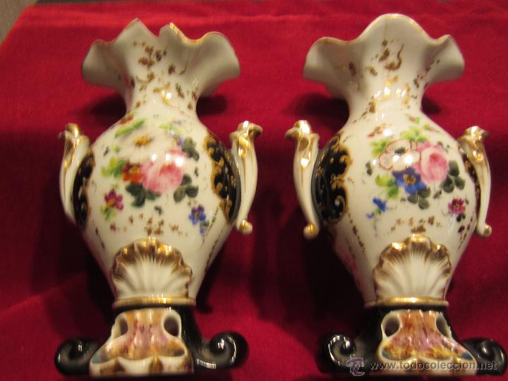 Antig&uuml;edades: pareja jarron napoleon III - Foto 5
