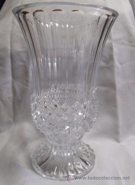 Antig&uuml;edades: PRECIOSO JARR&Oacute;N - FLORERO - VIOLETERO - DE CRISTAL TALLADO