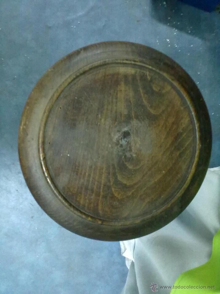 Antig&uuml;edades: PEANA MADERA TORNEADA MACETERO PARA RESTAURAR - Foto 4