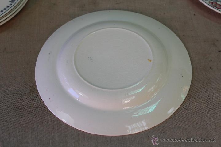 Antig&uuml;edades: 5 PLATOS PEQUE&Ntilde;OS  DE LOZA - Foto 2
