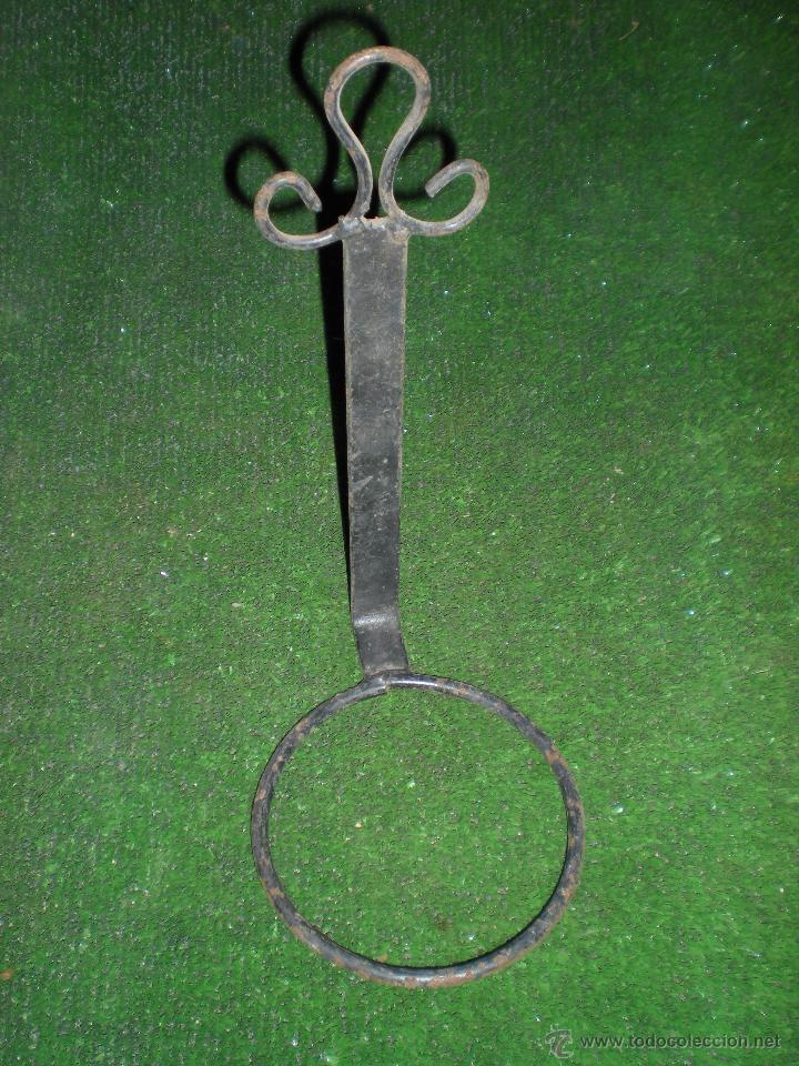Antiquit&eacute;s: Soporte macetero de colgar 26x16cm D11cm