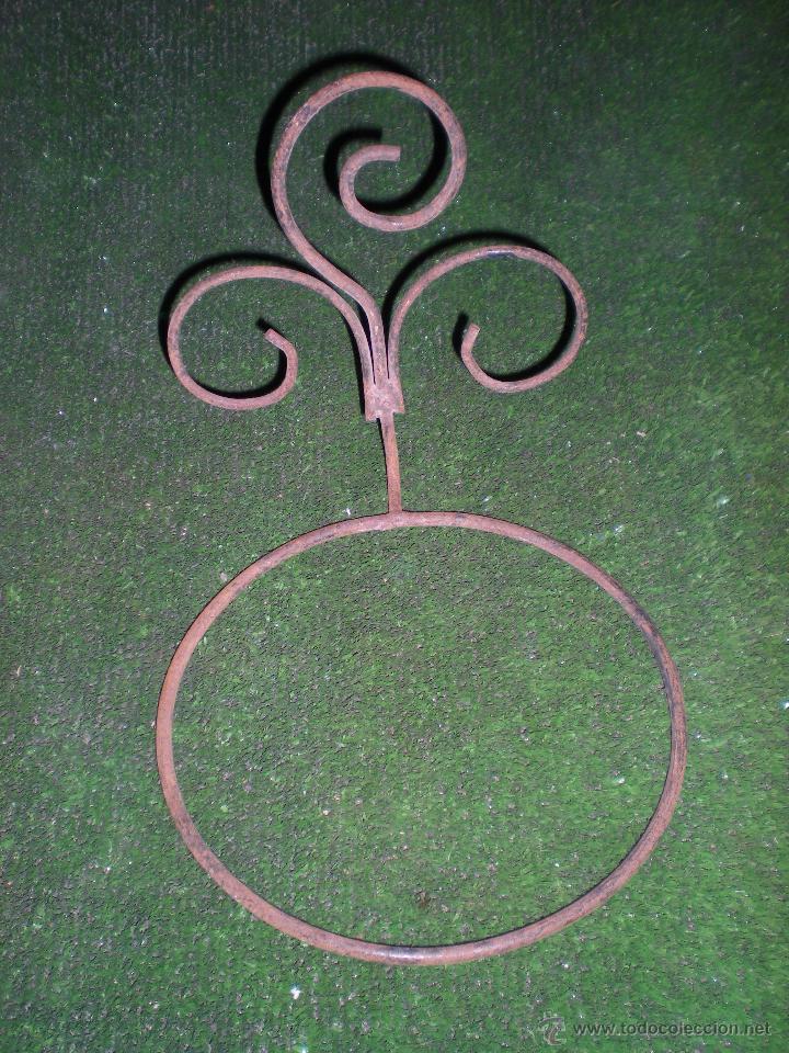 Antiques: Soporte macetero de colgar 18x21cm D17cm