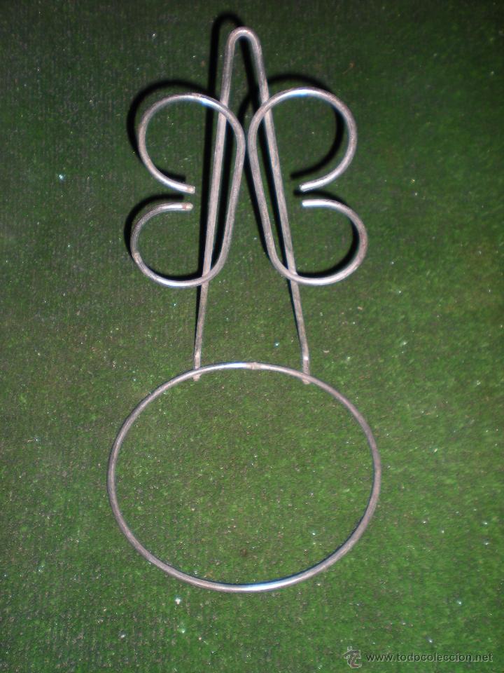 Antiques: Soporte macetero de colgar 25x19cm D17cm