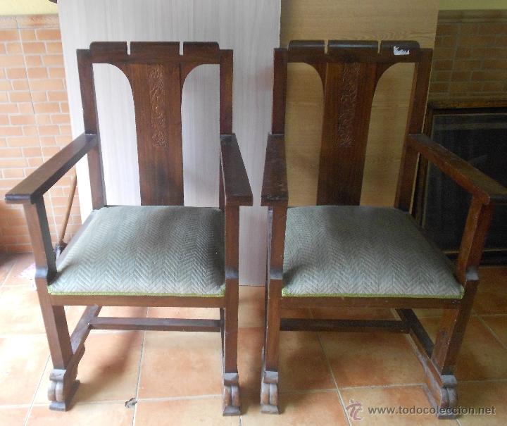 Antig&uuml;edades: 2 Sillones y 2 Sillas - Foto 1