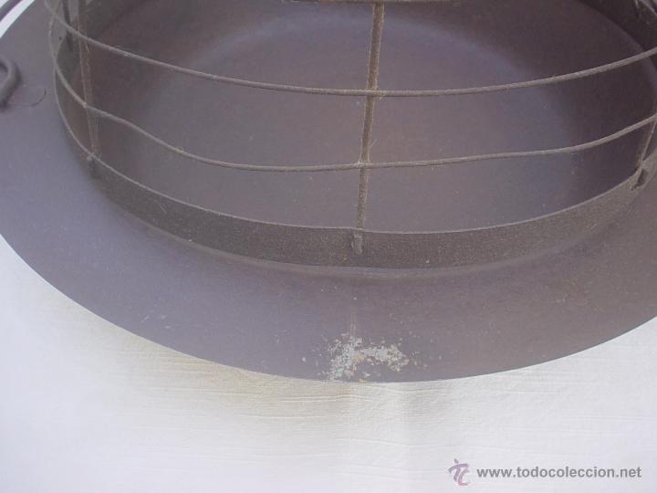 Antig&uuml;edades: BRASERO CON REJILLA PROTECTORA - Foto 3