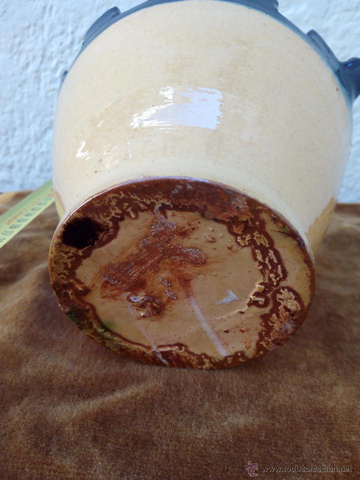 Antig&uuml;edades: Cantaro de barro vidriado antiguo - Foto 2