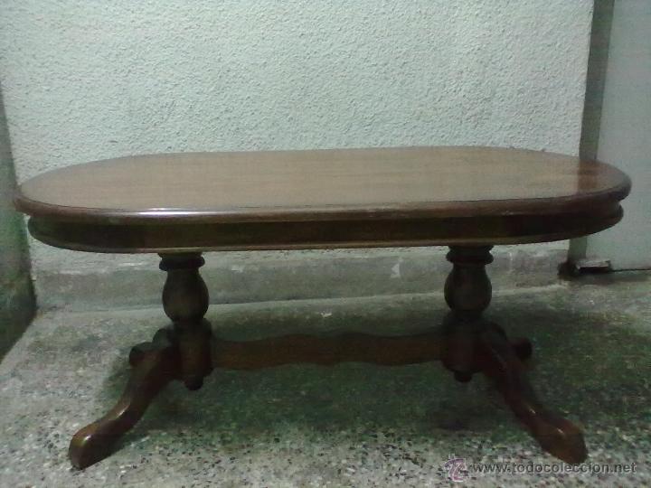 Antig&uuml;edades: MESA SOFA CENTRO BAJA SIN EPOCA - Foto 1