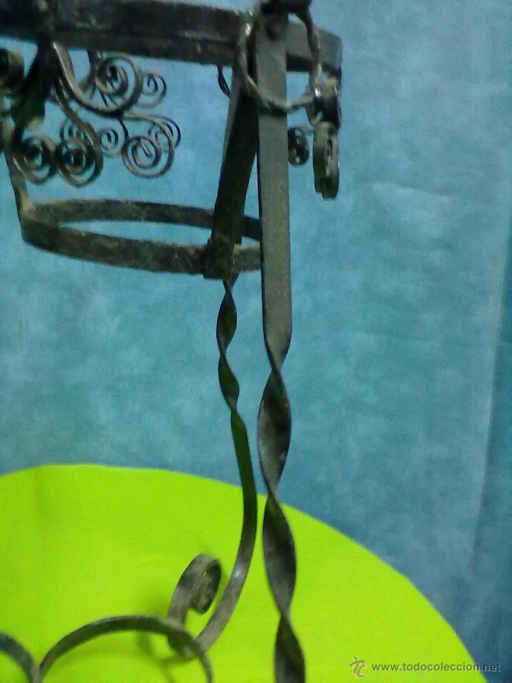 Antig&uuml;edades: MACETERO FORJADO EN HIERRO - Foto 4
