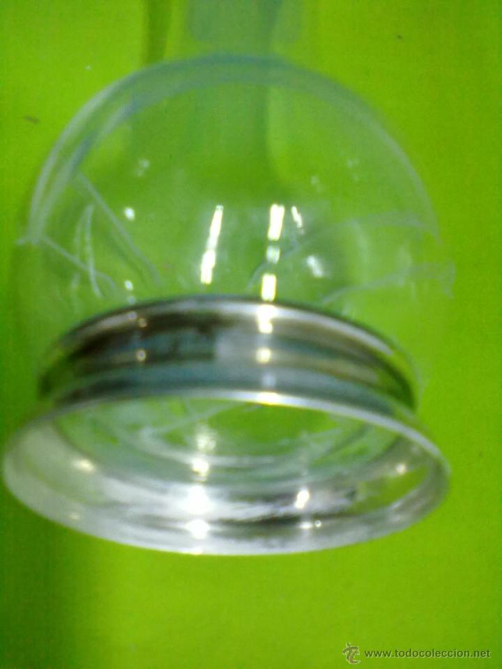 Antig&uuml;edades: PEQUE&Ntilde;O FLORERO CRISTAL PLATA - Foto 4