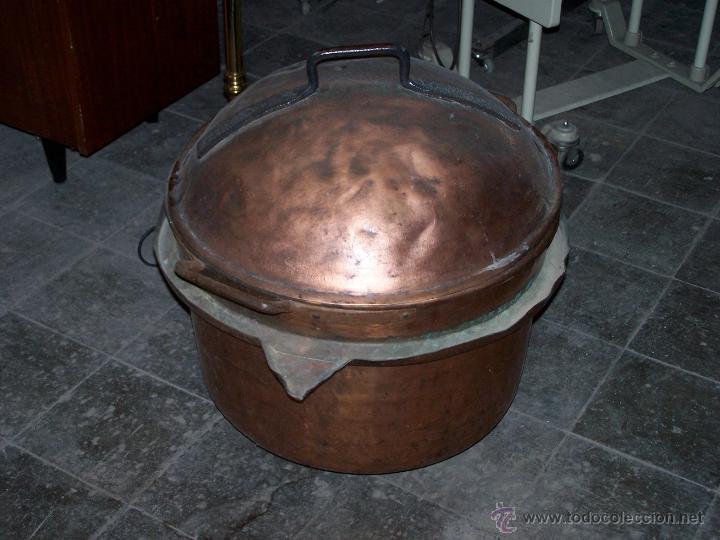 Antig&uuml;edades: Gran olla de cobre - Foto 1