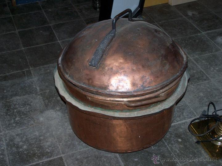 Antig&uuml;edades: Gran olla de cobre - Foto 2