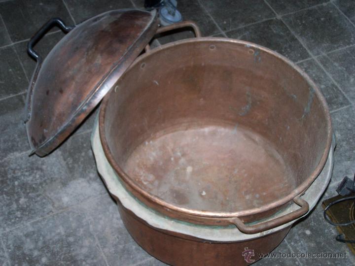 Antig&uuml;edades: Gran olla de cobre - Foto 3