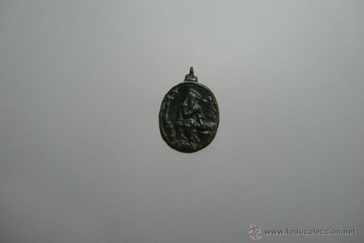 Antig&uuml;edades: MEDALLA DE SAN JER&Oacute;NIMO Y LA VIRGEN. 4X2,7 CMS. - Foto 2