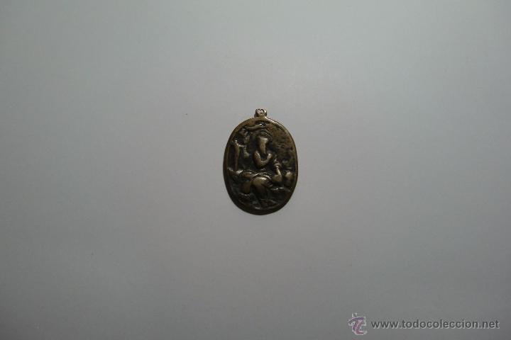 Antig&uuml;edades: MEDALLA DE SAN JERONIMO Y LA VIRGEN MAR&Iacute;A. 3,8X2,5 CMS. - Foto 1