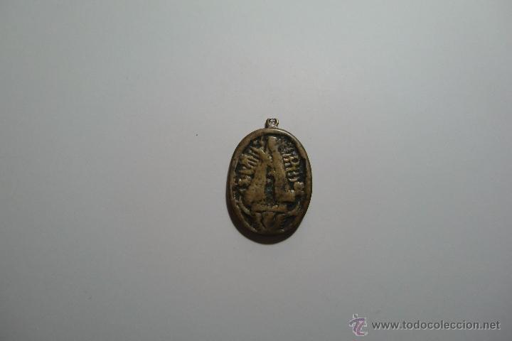 Antig&uuml;edades: MEDALLA DE SAN JERONIMO Y LA VIRGEN MAR&Iacute;A. 3,8X2,5 CMS. - Foto 2