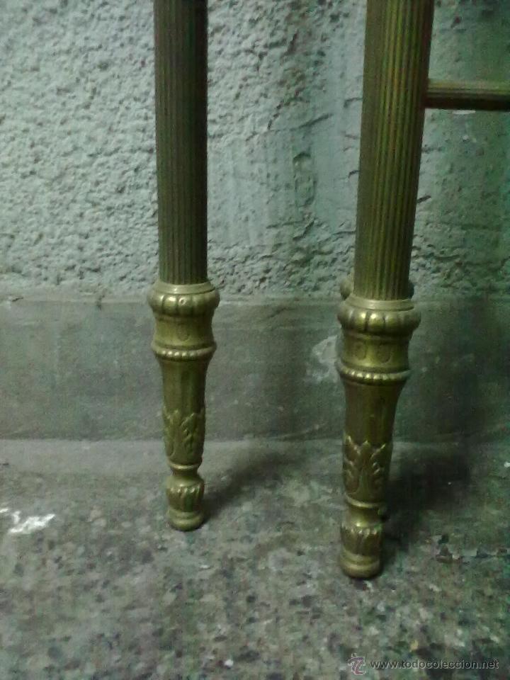 Antig&uuml;edades: PAREJA CAMAS DE LATON DOS - Foto 7