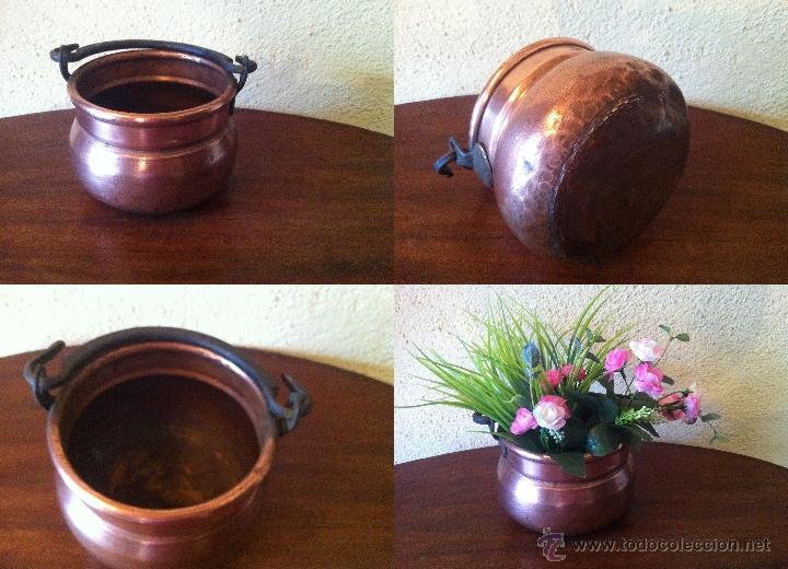 Antig&uuml;edades: OLLA DE COBRE ANTIGUA - Foto 1